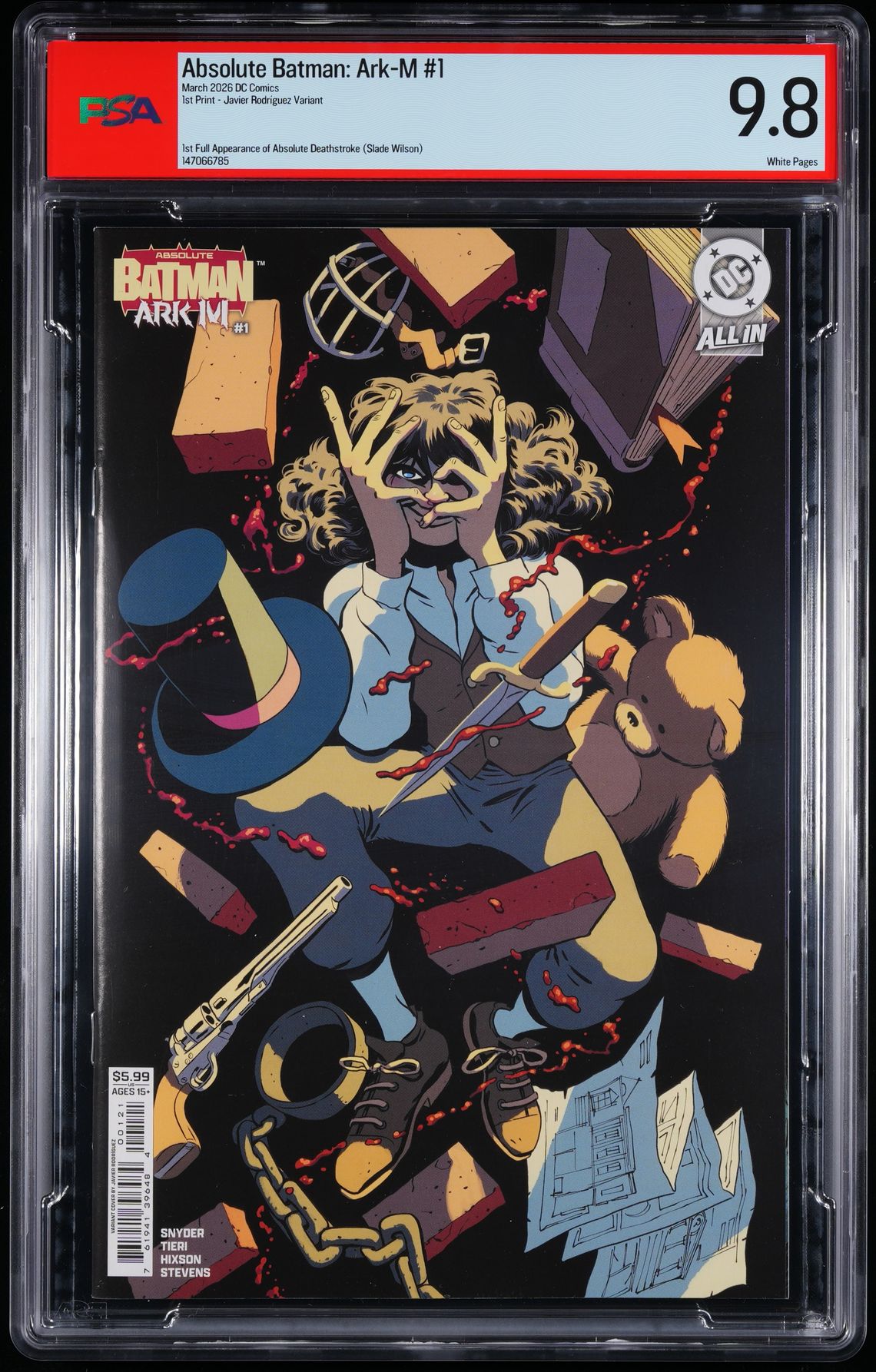 Absolute Batman ARK-M Special #1 PSA 9.8 1ST PRINTING JAVIER RODRÍGUEZ VARIANT