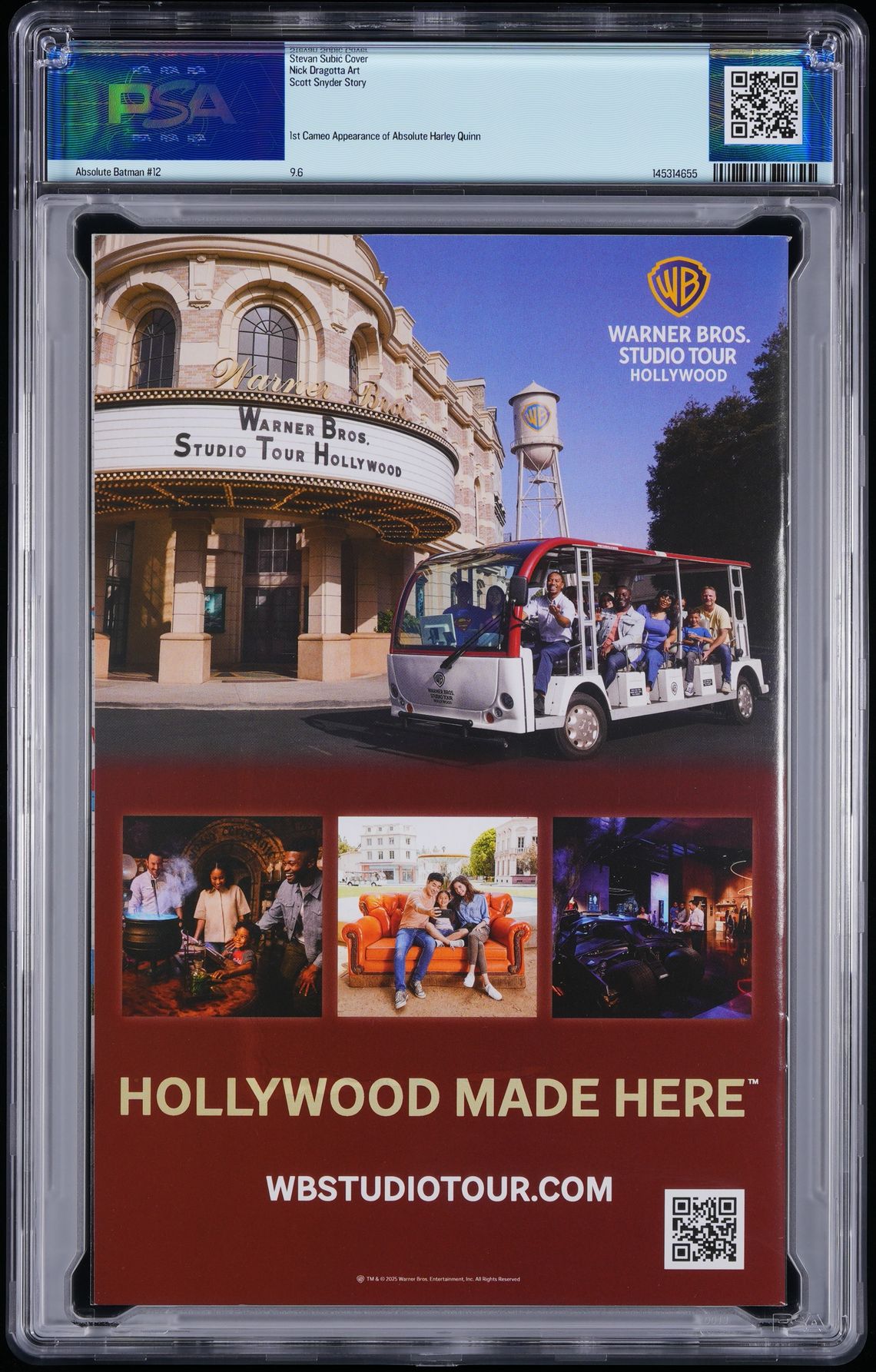 Absolute Batman #12 PSA 9.6 1ST PRINTING 1:25 STEVAN SUBIĆ VARIANT