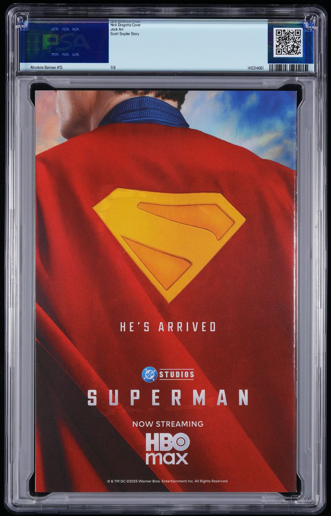 Absolute Batman #15 PSA 9.8 CVR A *1st Appearance Of Absolute Joker 1st Print 🔑