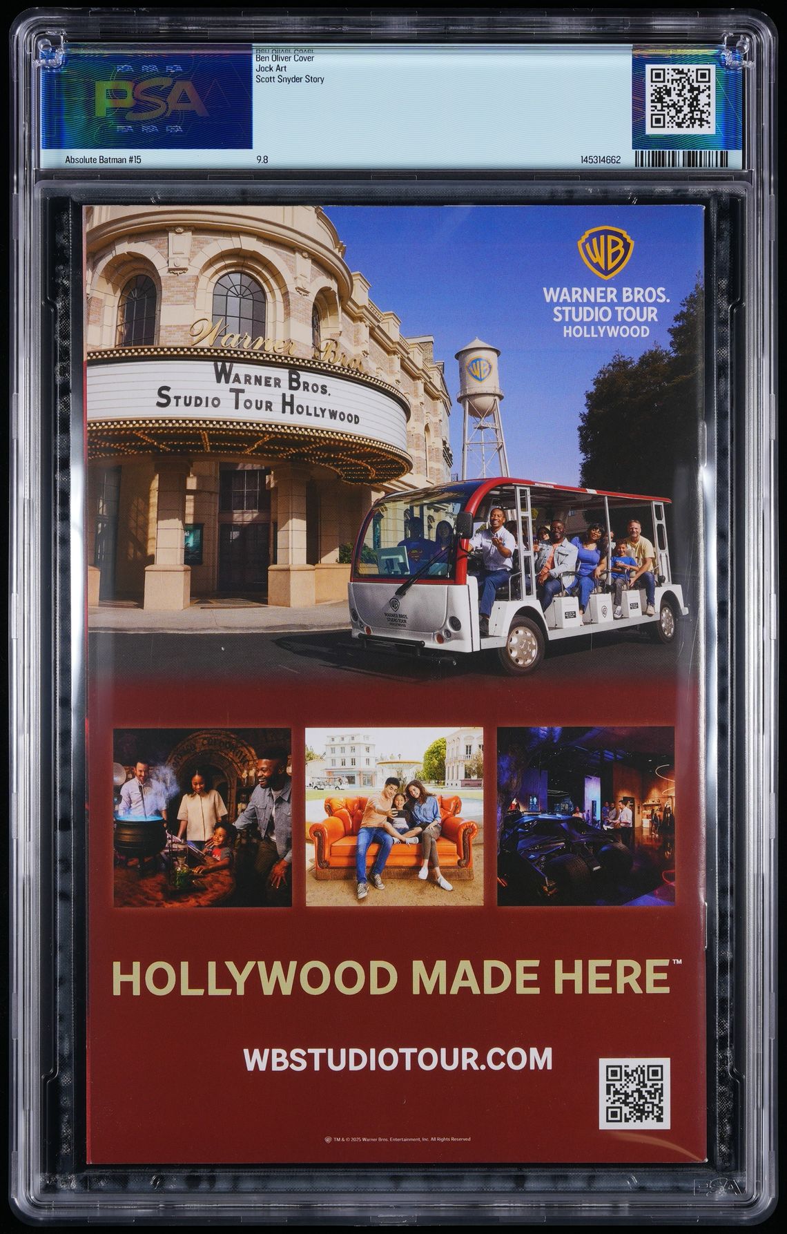 DC COMICS ABSOLUTE BATMAN #15 PSA 9.8 1ST PRINTING BEN OLIVER VARIANT 🔑