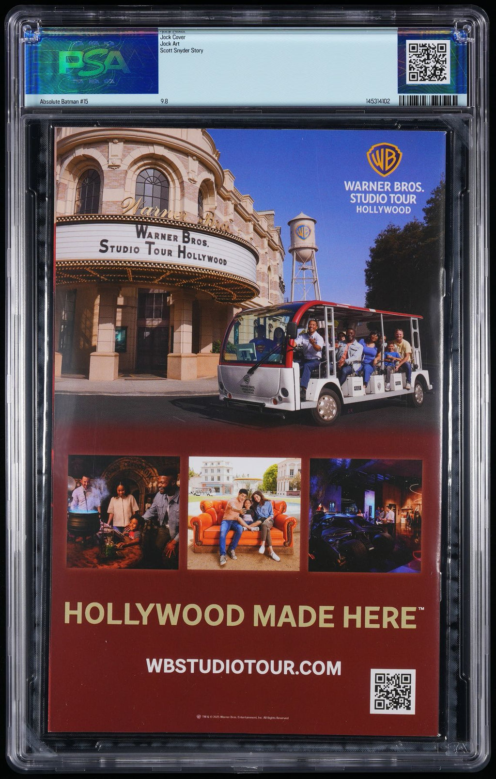 Absolute Batman #15 PSA 9.8 Bundle Snyder Signed/Remark AB Joker 1st APP