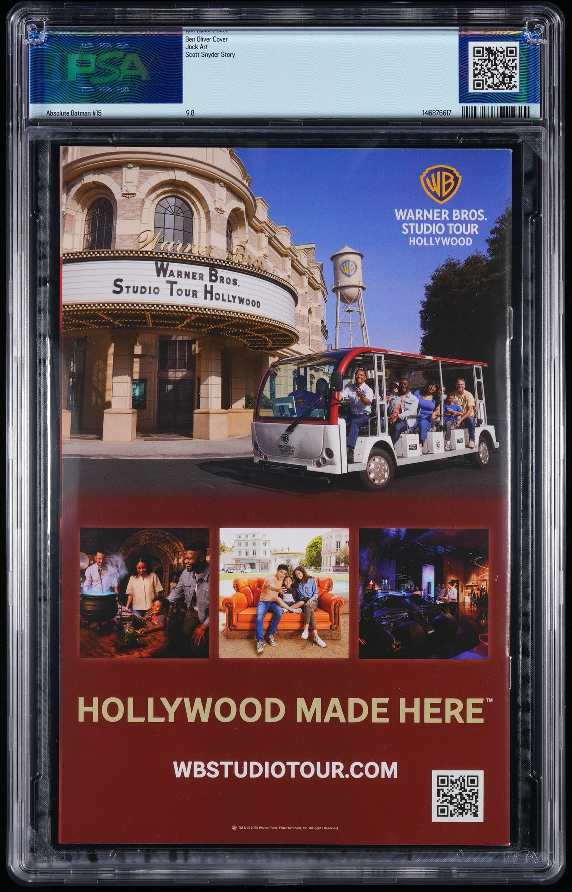 Absolute Batman #15 PSA 9.8 Bundle Snyder Signed/Remark AB Joker 1st APP