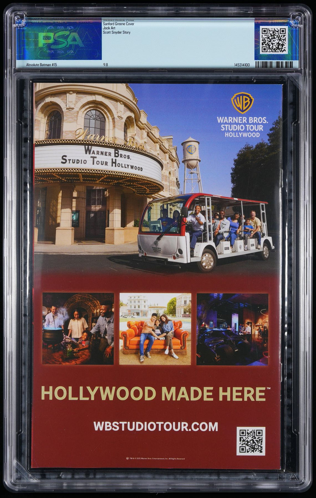 Absolute Batman #15 PSA 9.8 Bundle Snyder Signed/Remark AB Joker 1st APP