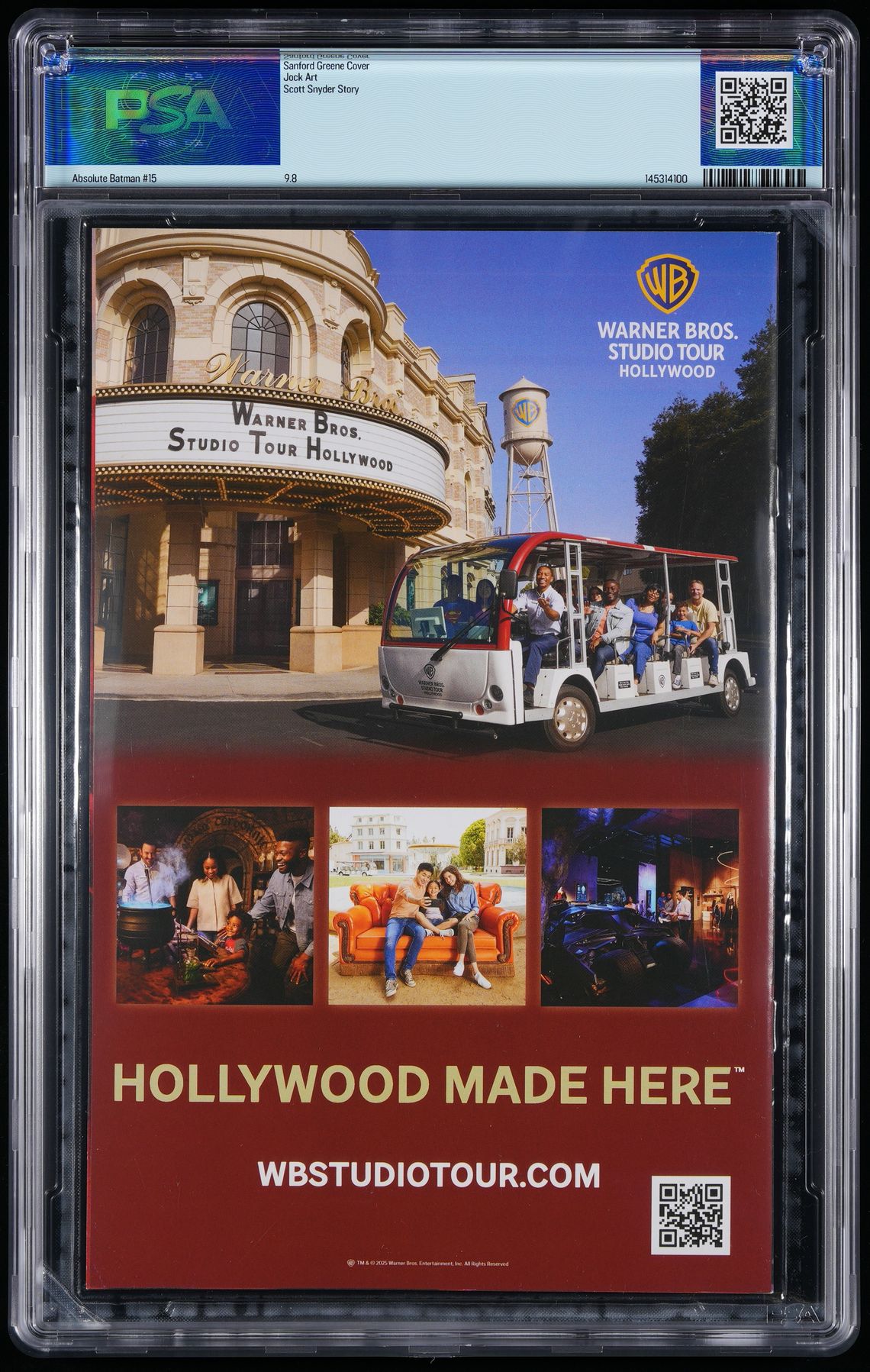 Absolute Batman #15 PSA 9.8 Bundle Snyder Signed/Remark AB Joker 1st APP