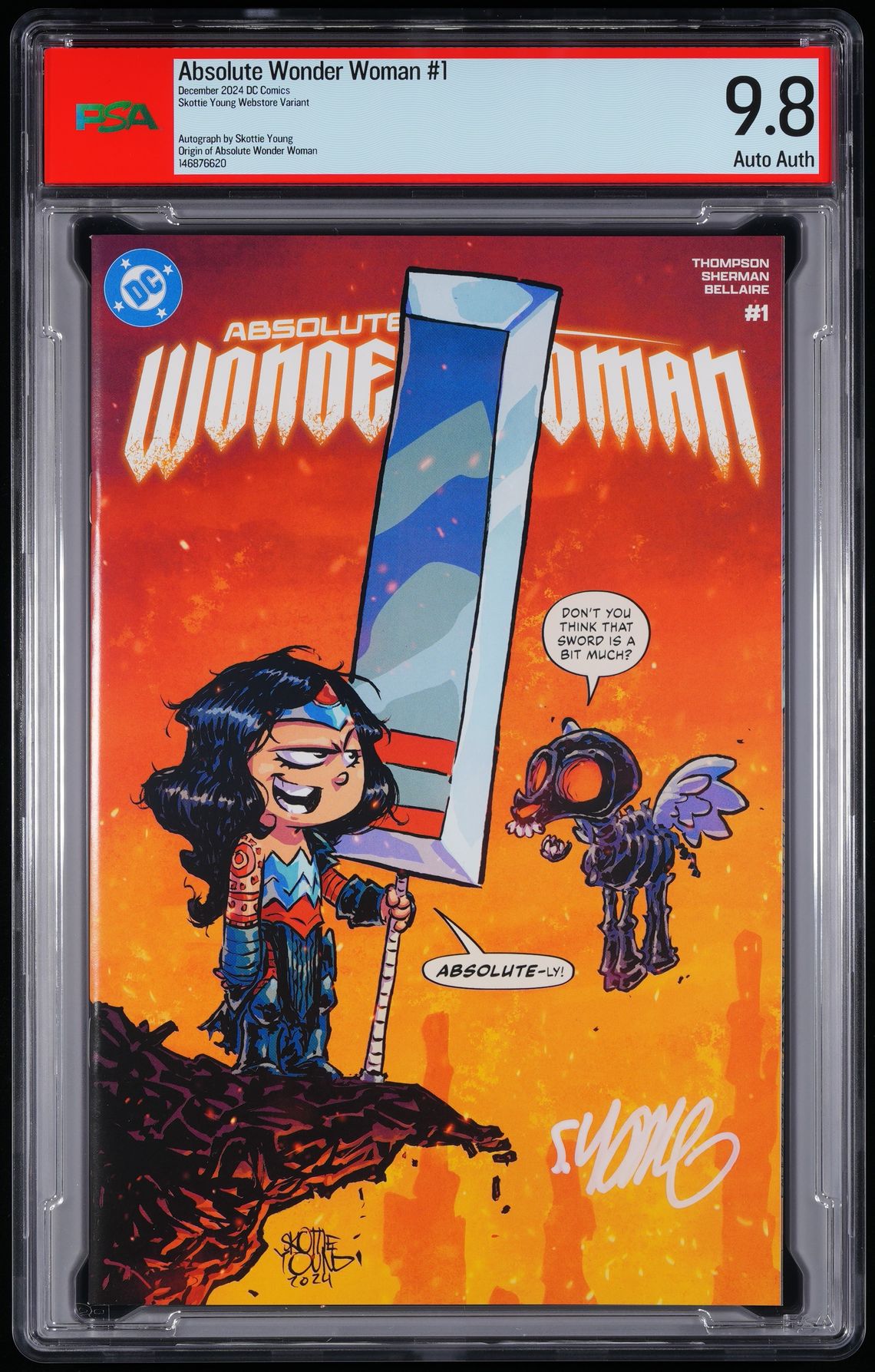 Absolute Trinity Bundle 1 PSA 9.8/8 Skottie young Signed 🔑