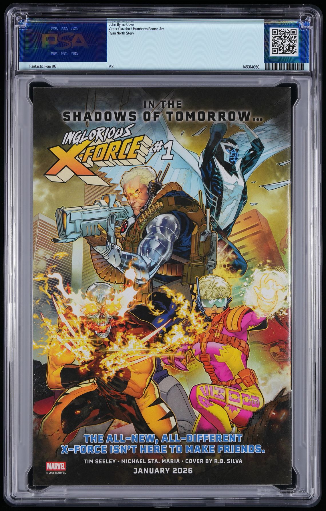 Fantastic Four #6 - John Byrne 1:50 Incentive Hidden Gems Variant Cover PSA 9.8