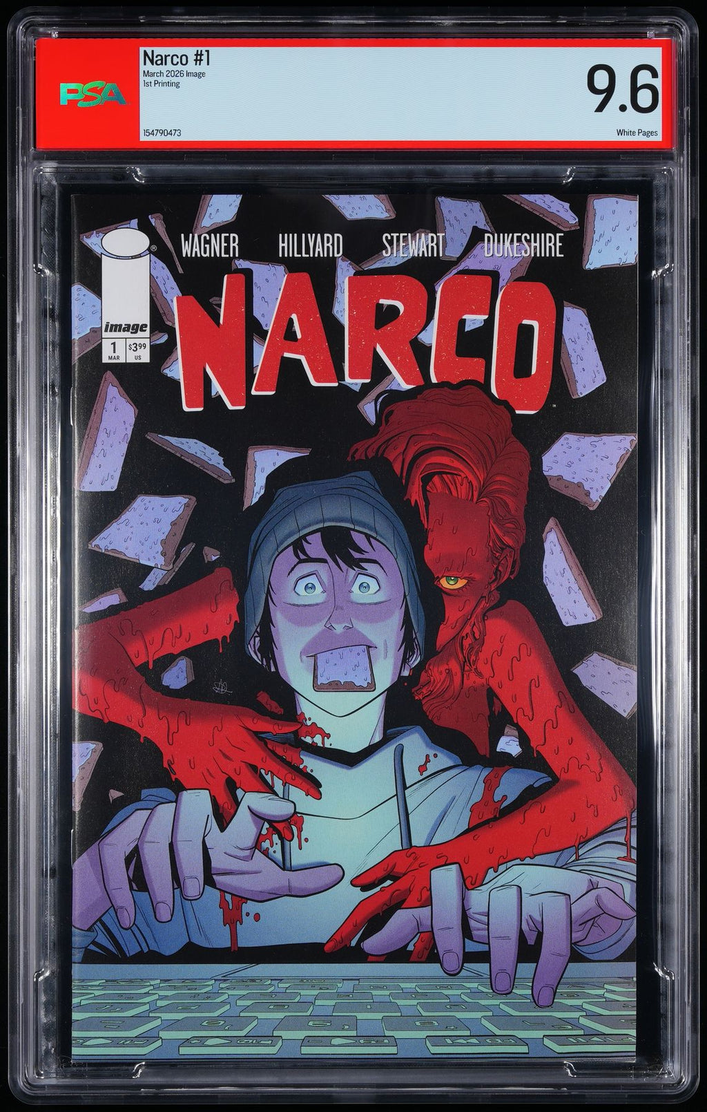 NARCO #1 MARCH 2026 1ST PRINTING PSA 9.6