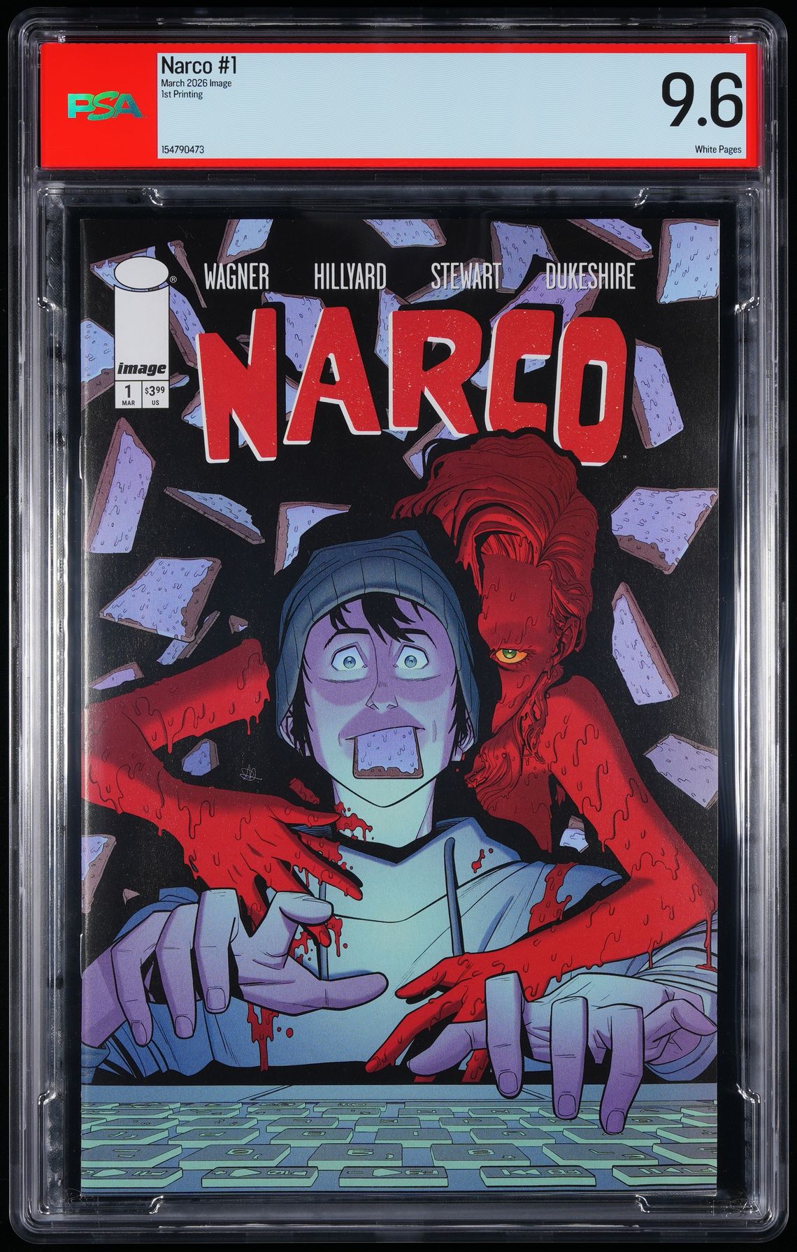 NARCO #1 MARCH 2026 1ST PRINTING PSA 9.6